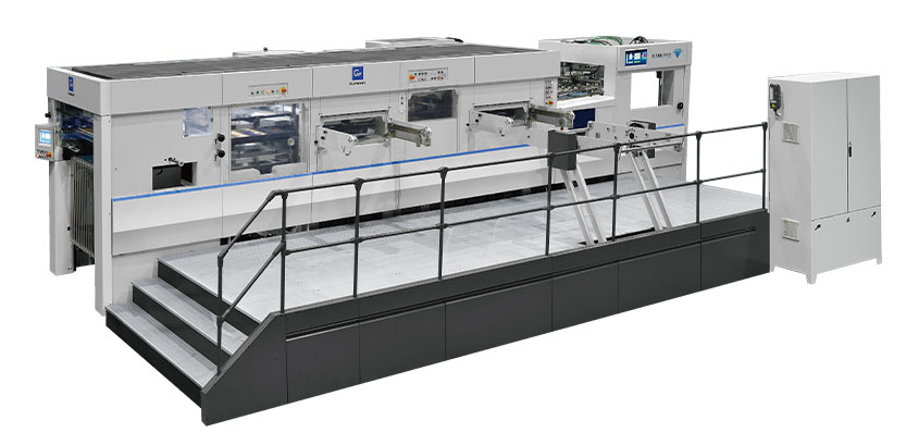 Double-Unit Automatic Heavy-Pressing Hot Stamping And Waste-Removing Die-Cutting Machine