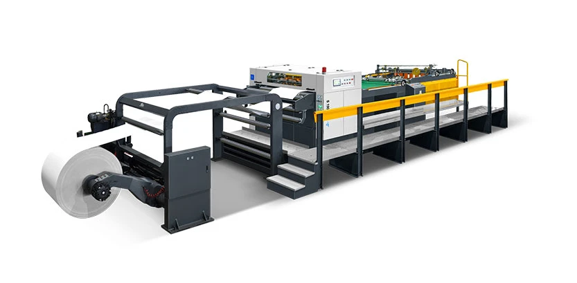 high precision sheeter with servo driven two reel