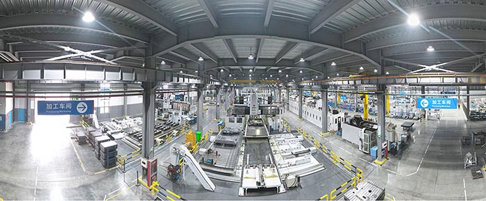 A clean, modern production floor photo