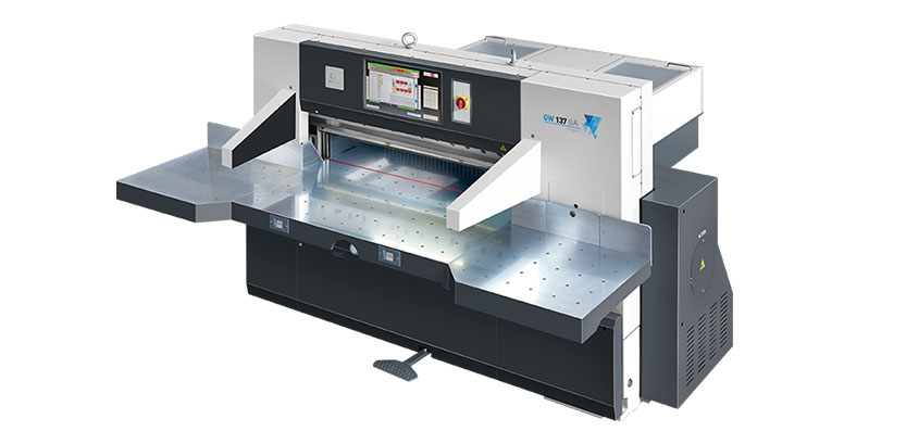 Waste‑stripping Paper Cutter