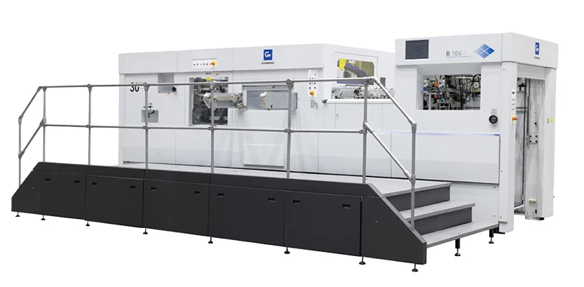/Die‑cutting Machine with Partial Waste Stripping (Double Cam Opening)